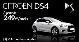 Offre promotion Citroën DS4