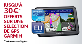 Promotion GPS Garmin Citroën