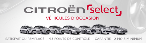 Véhicules Citroën Select
